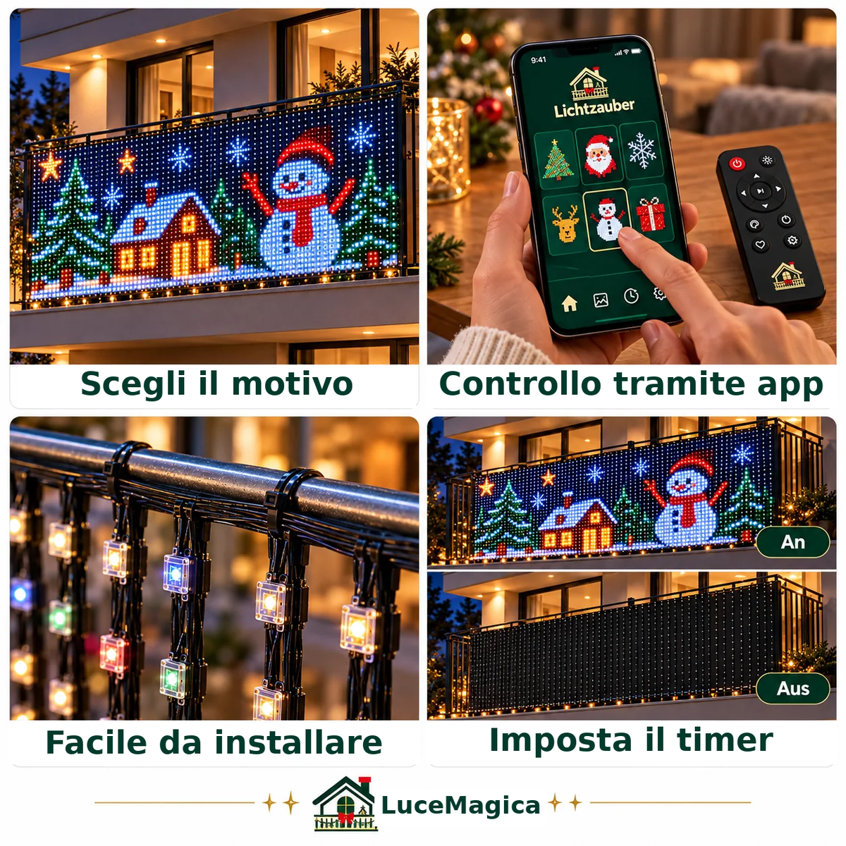 LuceMagica™ Tenda LED