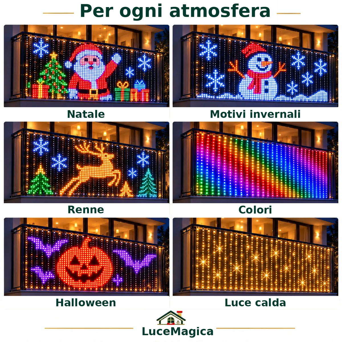 LuceMagica™ Tenda LED